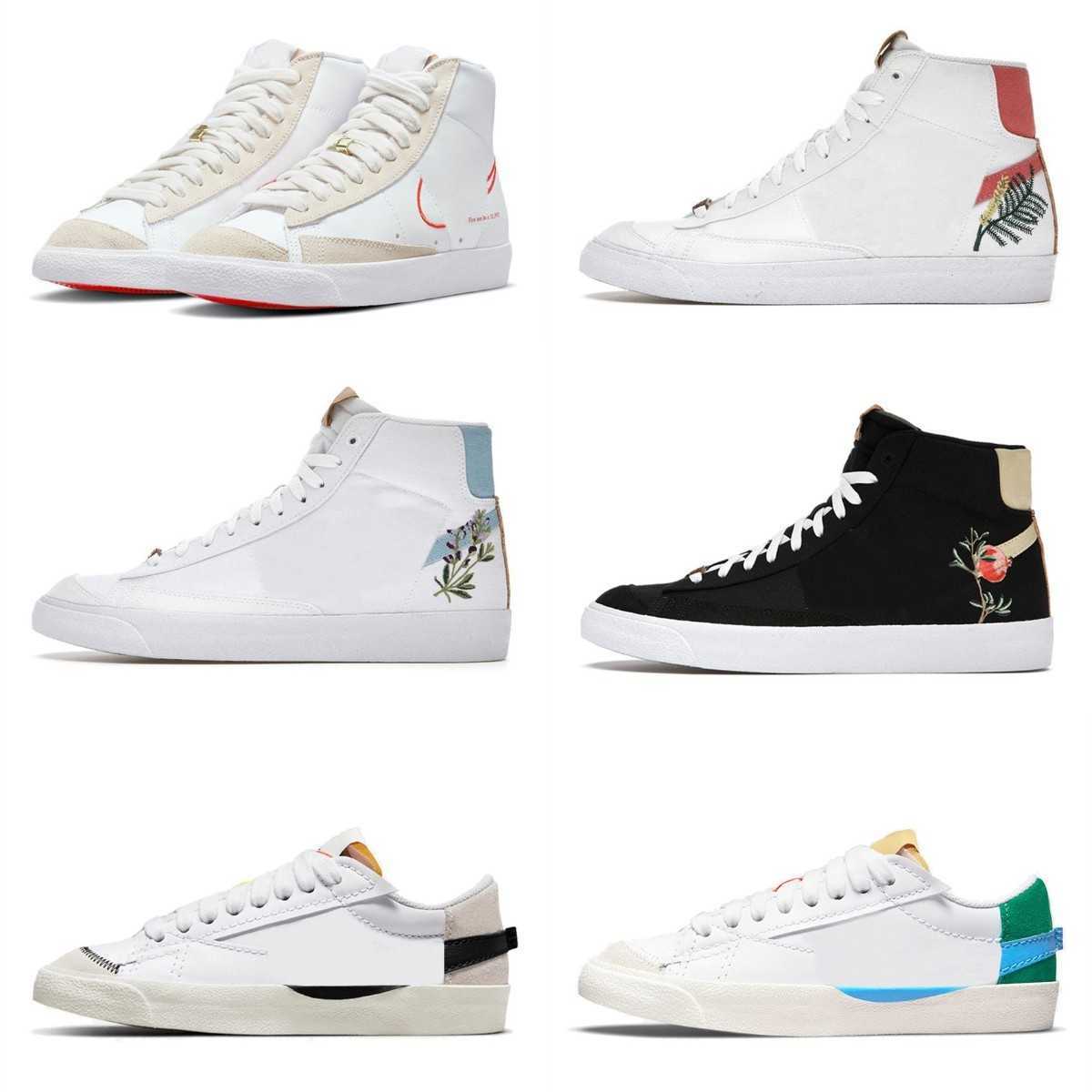 

2023 Blazer Mid 77 Vintage Jumbo Casual Shoes Mens Women Blazers OG Black White Red Indigo Pine Green Summit Arctic Punch Sail Gum Trainers Designer Platform Sneakers, Please contact us