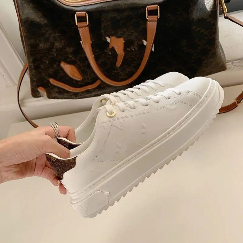 

With Box 2022 new sneakers shoes TIME OUT 1 Women 1 Genuine leather woman casual shoe Size 35-41 model hyMNB00 Louiseity LVs Viutonity KFQr