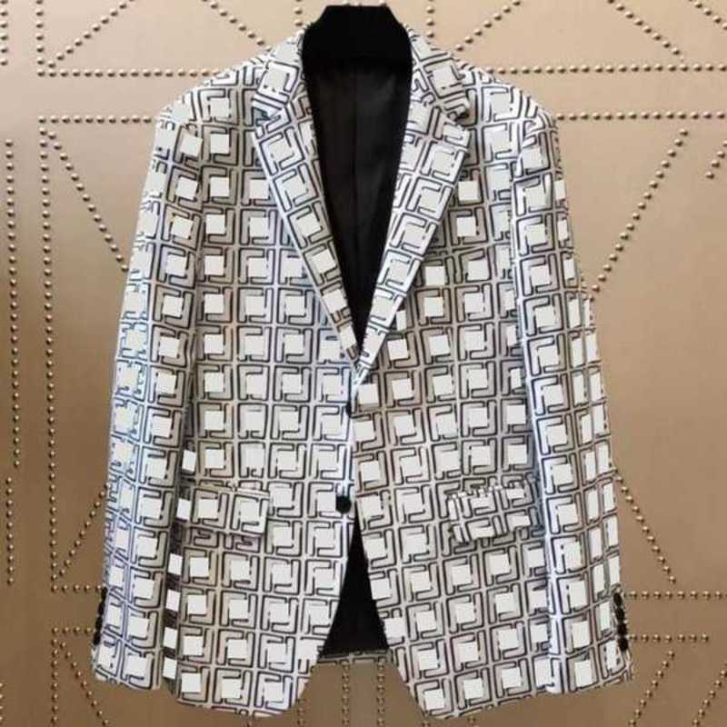 

Men' Suits Blazers Mens Blazer Italy Paris Luxury Jacket Brand Long Sleeve Jackets Suit Wedding Dress 9DJQ, Ivory