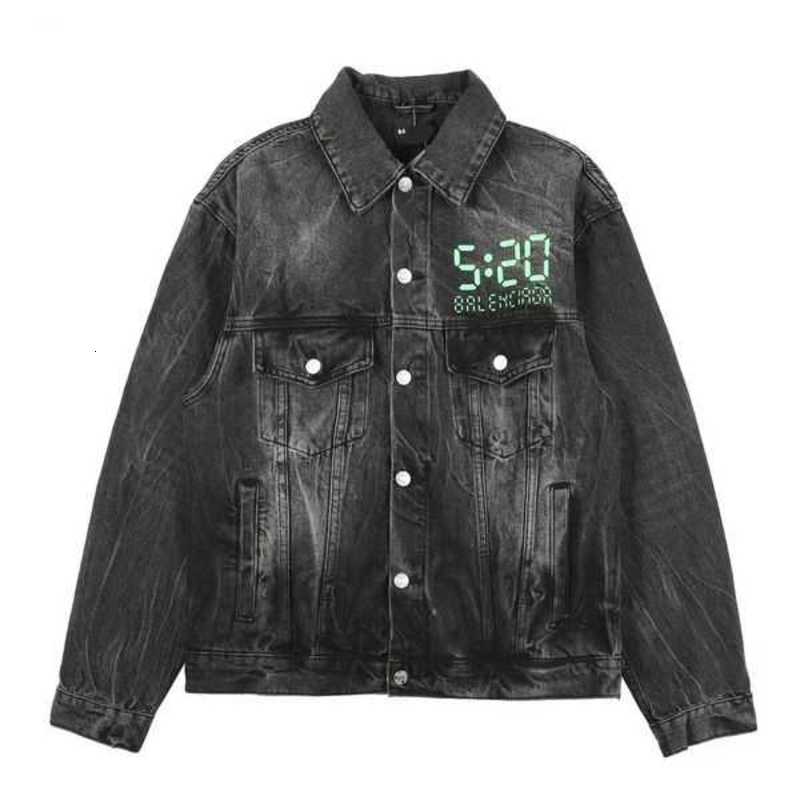 

Men's Jackets Paris Classic Eco-Friendly Print Brick Women's Jacket Cotton Fluorescent Letters 5 Top Clothes CH41, Black