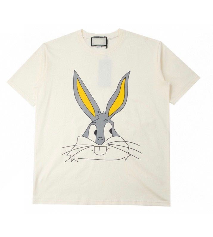 

Mens T Shirts Designer t shirt For Womens Men Shirts Woman Clothing cotton bunny t Fashion Casual Summer Short Sleeve Man black white shirt luxe mens sweatshirt, Empty bag(not sell separately)