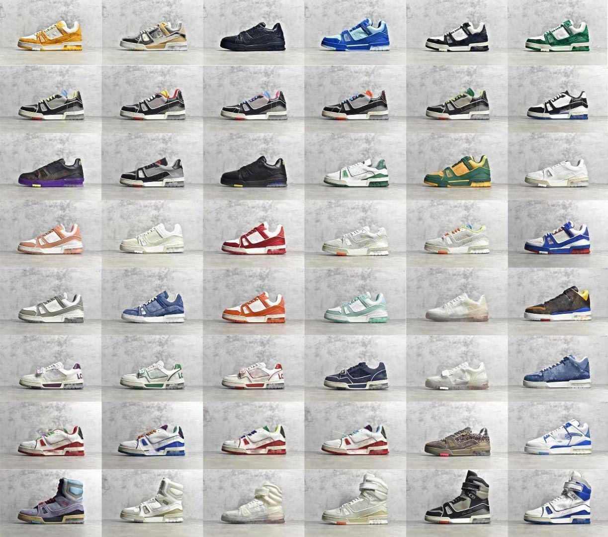 

Lvity luxury designer Sneaker Shoes 408 Fashion 508 High-Top Low Shoes Man Women Trainer Climbing Genuine L ElXJ, 29