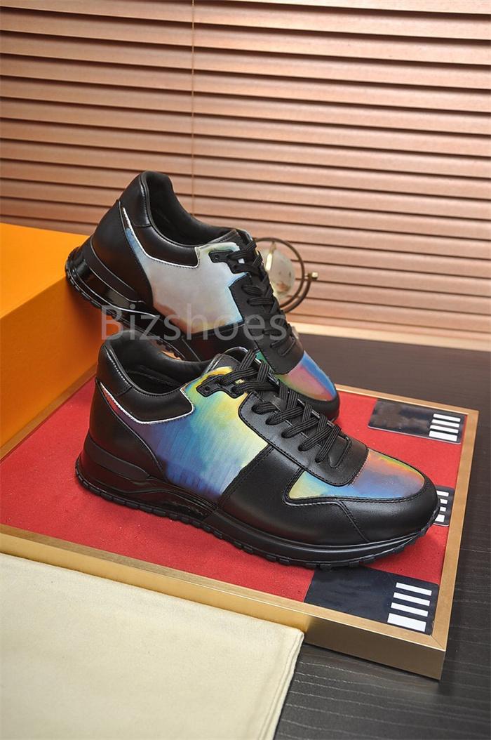 

Run Lvity Away sneaker calf leather rainbow Luxury Shoe classic runner shoes Hand-finished technical rubber kAdG, 02