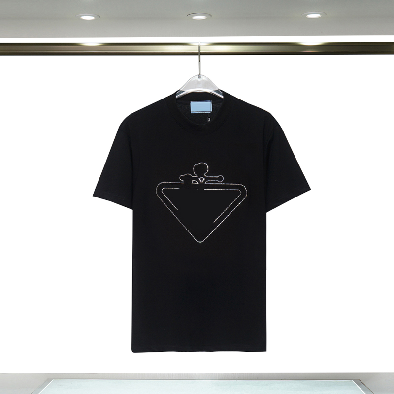 

Printed Mens T Shirt Summer Women Designers Clothes 2022 Fashion Casual Couple Clothing Black White Tees Womens designer Geometric Printing tshirts