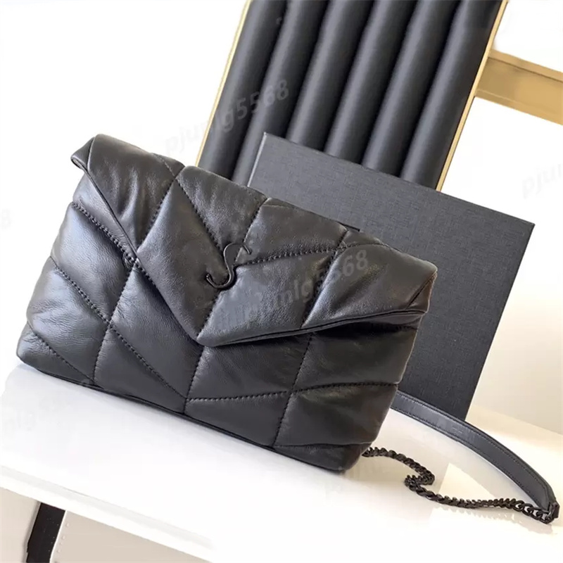 Sacs à bandoulière design de luxe de qualité supérieure Sacs fourre-tout brossés Cleo LOULOU pour femmes en cuir véritable Pochettes homme presby