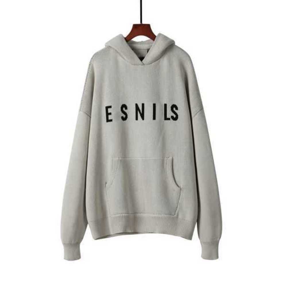 

Fashion Trend Brand Hoodietial Knitted Sweater Zipper Letter Long Sleeve Sweatshirt Loose Ma'am Hoode M-3xlevil