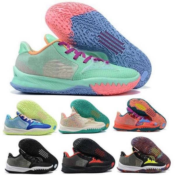 

Kyrie 4 Low Men Basketball Shoes Bright Crimson Aquatone Keep Sue Fresh Dynasty Bred Grey Fog 2023 Top Lows Trainers Sneakers, Cream