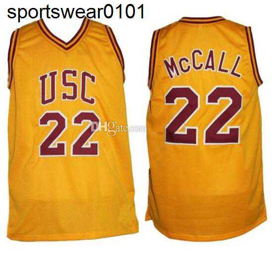 

Omar Epps Quincy McCall 22 USC College Career Love and Basketball Jersey Retro Men's Stitched Custom Any Number Name Jerseys Top Quality, Yellow