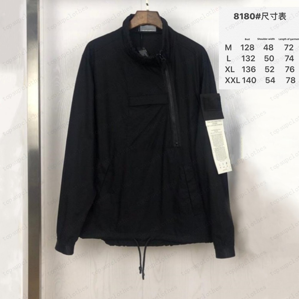 

retro classic Europe mens jacket street jackets men nylon fabric Arm letter embroidery OEM Double pocket design waterproof overshirt 2UTO, 17