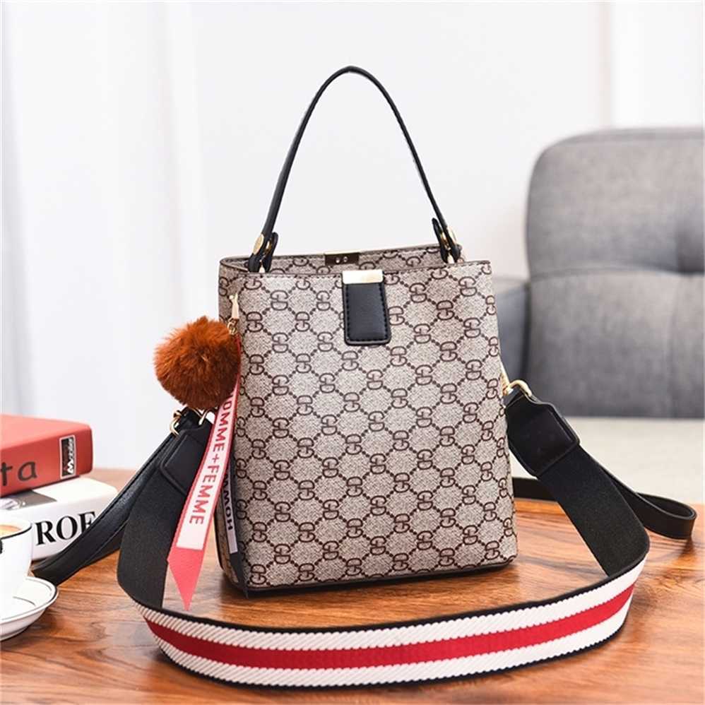 

Designer handbag Store 70% Off Handbag women large capacity bucket women's sales, Old flower coffee