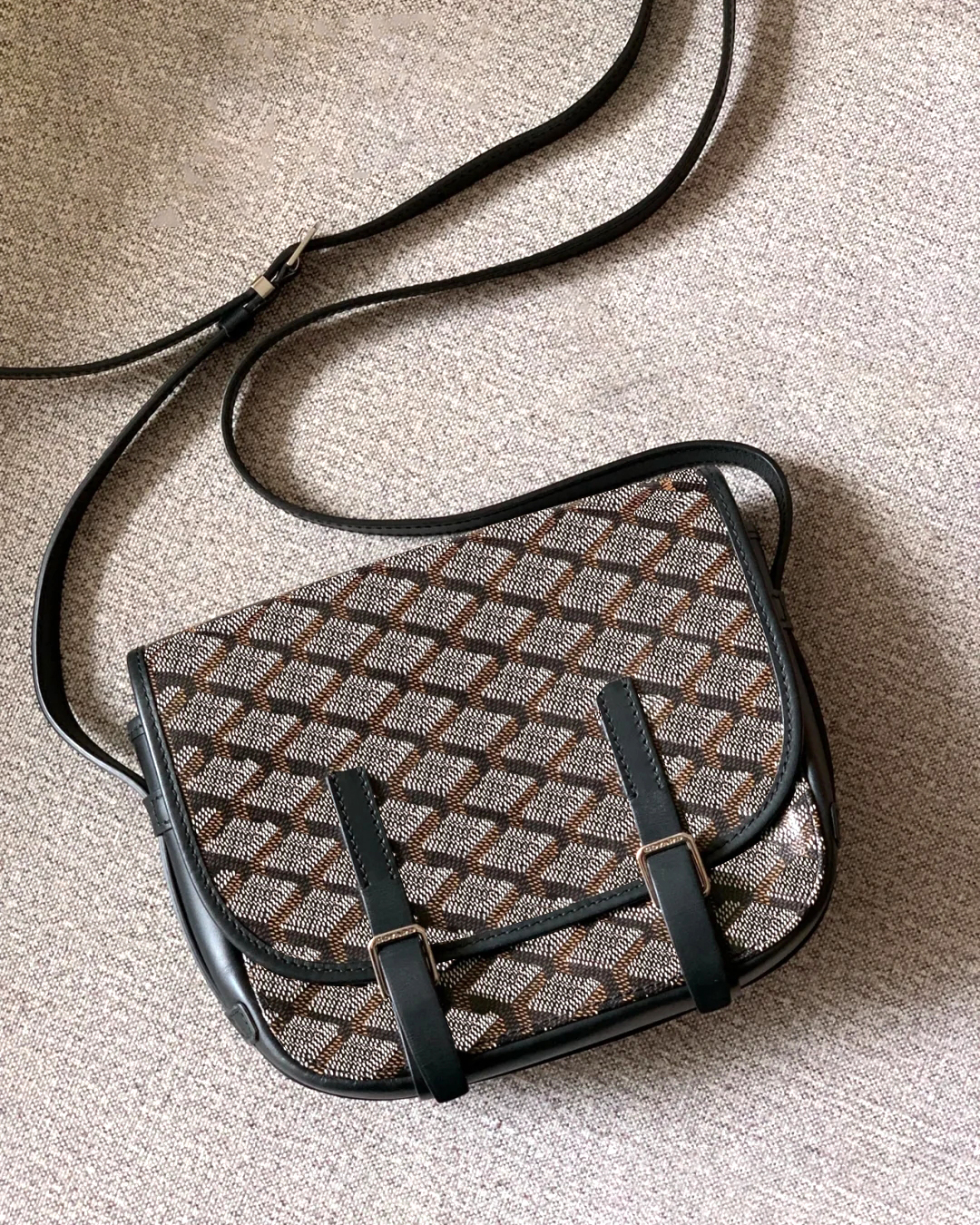 

Luxurys Designesr luxury tote travel goya Bags classic vintage CrossBody totes men womens fashion Genuine leather Shoulder Bags Printed pattern Wallet hangbag, Cream