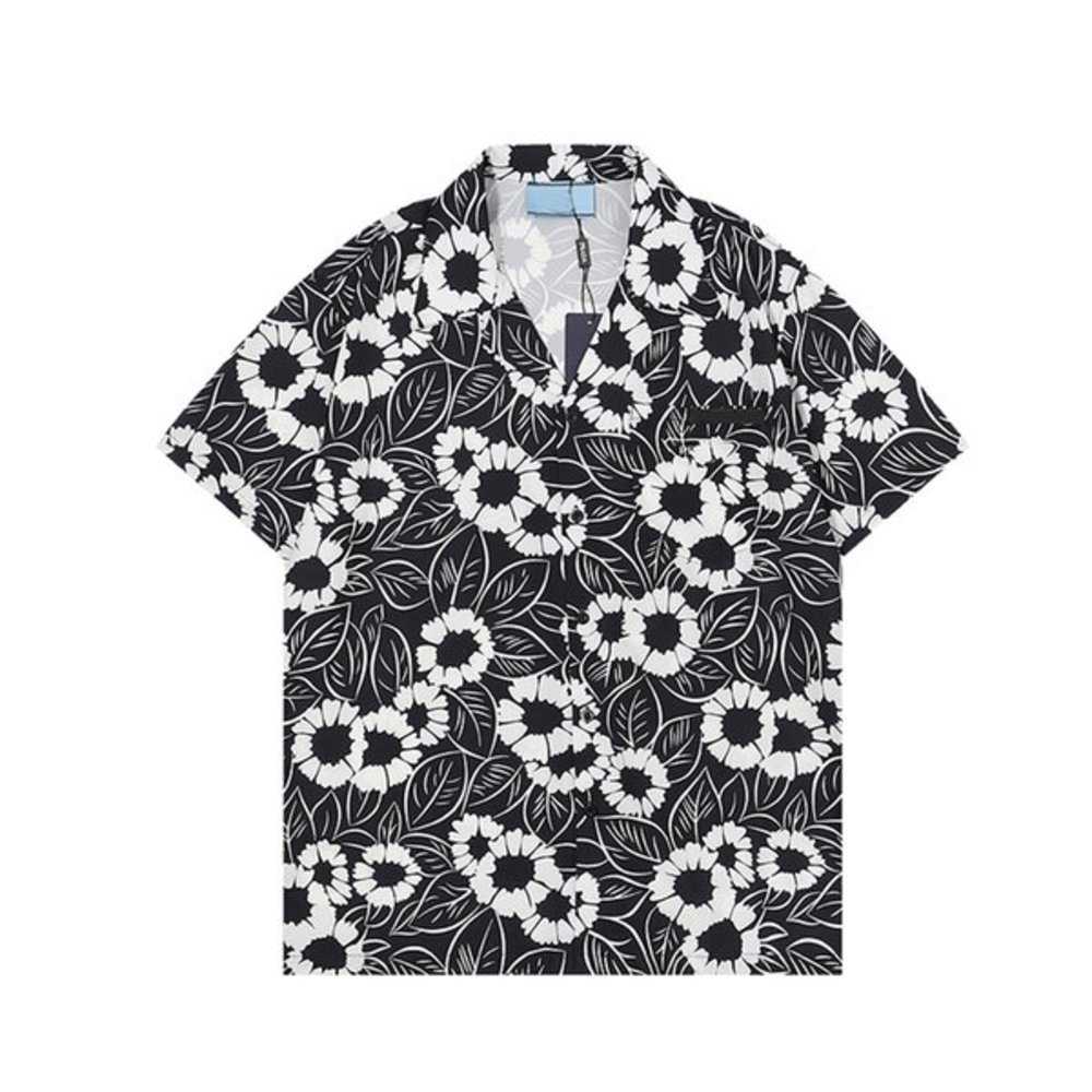 

Button 22ss Designer Shirt Mens Up Shirts Print Bowling Shirt Hawaii Floral Casual Men Slim Fit Short Sleeve Dress Hawaiian T-shirt6v6i, Customize