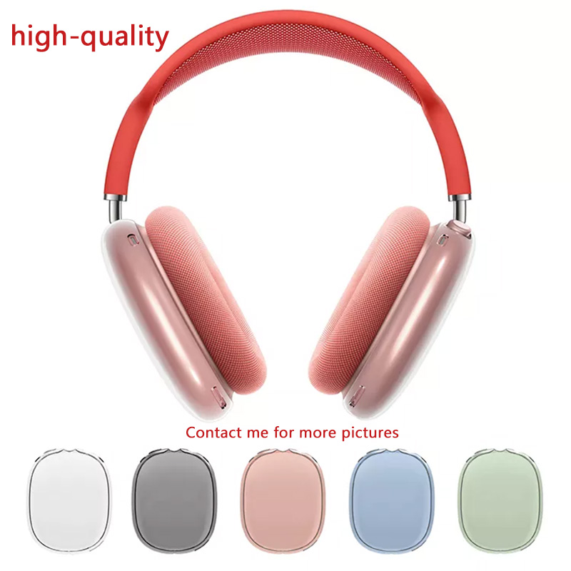 

For Airpods Max bluetooth earbuds Headphone Accessories Transparent TPU Solid Silicone Waterproof Protective case AirPod Maxs Headphones Headset cover Case, For airpods pro 2 whit anc