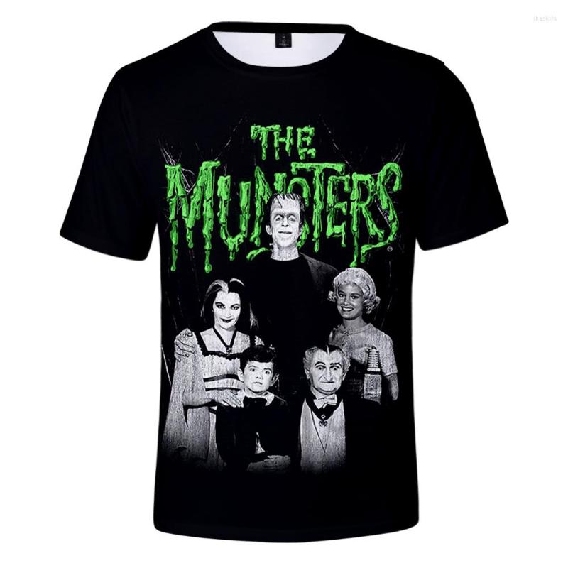 

Men's T Shirts The Munsters Movie 2023 American Flim Unisex Crewneck Short Sleeve Tee Women Men T-shirt 3D Clothes, Picture shown
