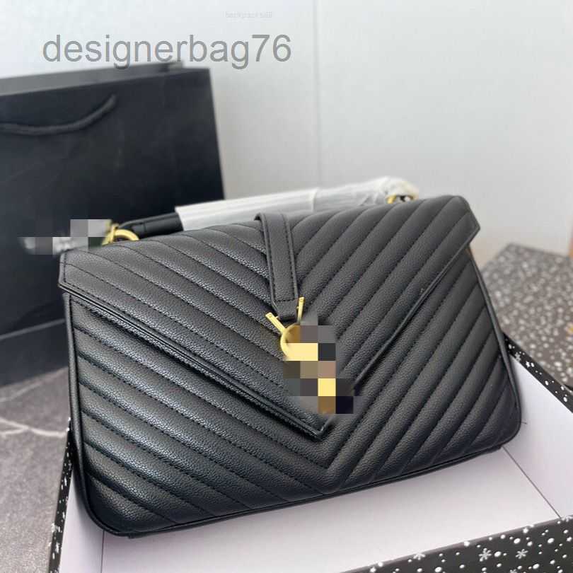 

Chain Hands Fashion outlet Brand Handbag Paris Designer Tassel Shoulder Bag Siant Lourent Manhattan Niki Women's Trendy Leather Retro Versatile Lady GGOI, Black