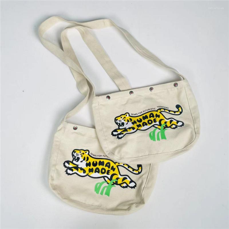 

Duffel Bags HUMAN MADE Canvas Bag Tiger Print Shoulder Messenger