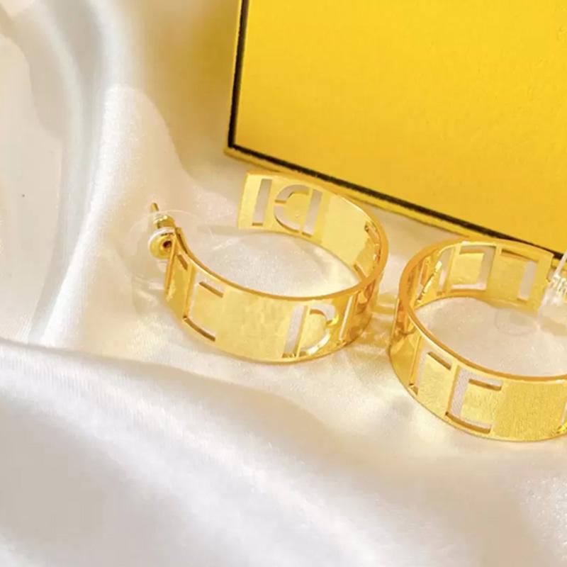 

2023Hoop Earings For Women Men Designers Earrings Letters Studs Fashion Jewelry Luxurys Diamondnd F Earring 925 Silver Necklaces 2204127WU