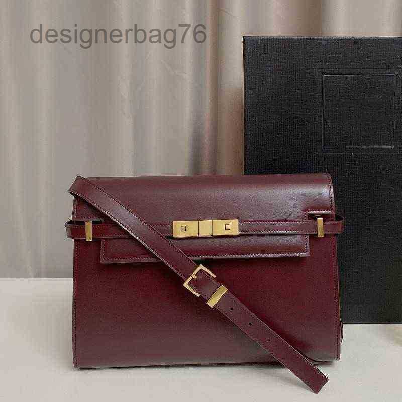 

outlet Handbag Paris Designer Brand Fashion Chain Hands Tassel Shoulder Bag Siant Lourent Manhattan Niki Women's Trendy Leather Retro Versatile Lady O6Q1, Black crocodile - large manhattan