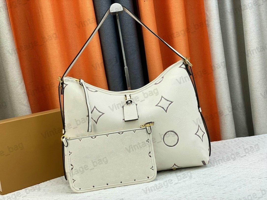 

CARRYALL PM MM Handbags Women Designer Shoulder Bag Monograms Canvas 2 sets Vintage CrossBody M46298 M46293 M46288