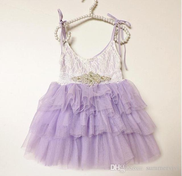 

Girls princess dresses children Rhinestone belt lace suspeder dress kids tulle tutu cake clothing A8690, Peach pink