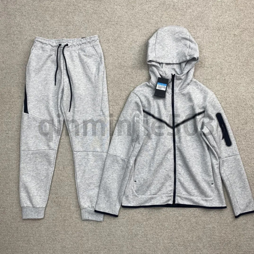 

Tech Mens Hoodies Sports Fleece Pants Designer Hooded Jackets Space Cotton Trousers Womens Thick Coats Bottoms Men Joggers Running Quality Jumper Tracksuit 77ZV, High version-18