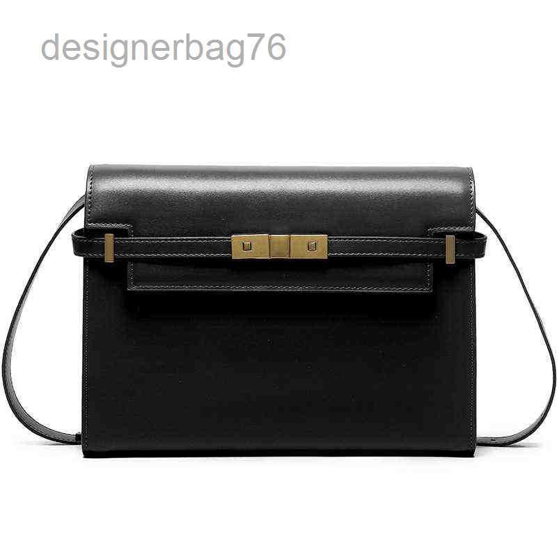 

Designer Handbag Paris Hands Brand Fashion Chain outlet Tassel Shoulder Bag Siant Lourent Manhattan Niki Women's Trendy Leather Retro Versatile Lady SRZO, Black crocodile (stock)