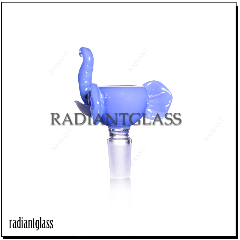 

New Elephant Glass Bowl 14mm 19mm Smoking Slide Bowl Male Pieces for Water Pipes Bongs Tobacco Bong Bowls