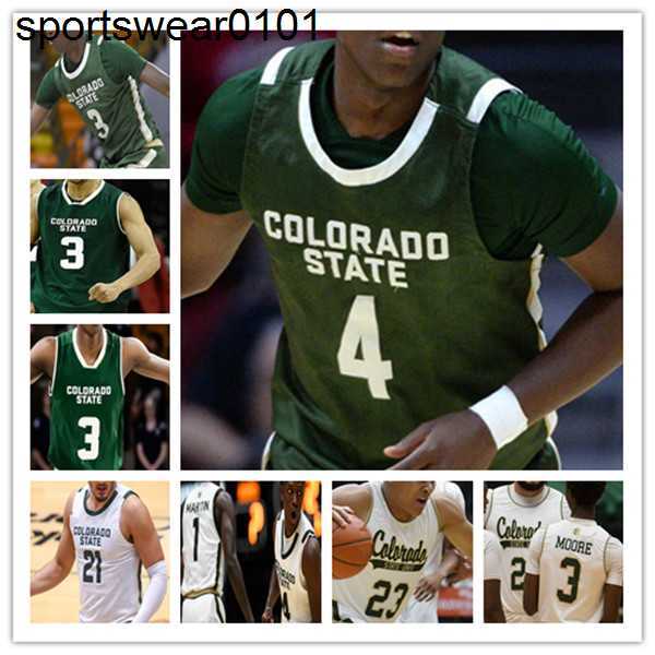 

Custom College Basketball Colorado State Jerseys David Roddy Isaiah Stevens John Tonje Dischon Thomas Jalen Lake Kendle Moore Chandler, Man green