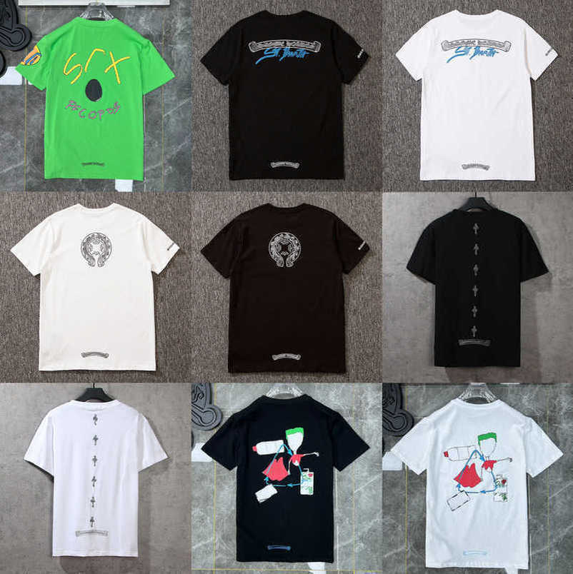 

Men' Fashion Luxury Brand t Shirt Tops Tees Men Women Sanskrit Letter Couple T-shirt Sweatshirt Horseshoe Flower Short Sleeve Polos Cross Unisex Tee Tshirts 08ql