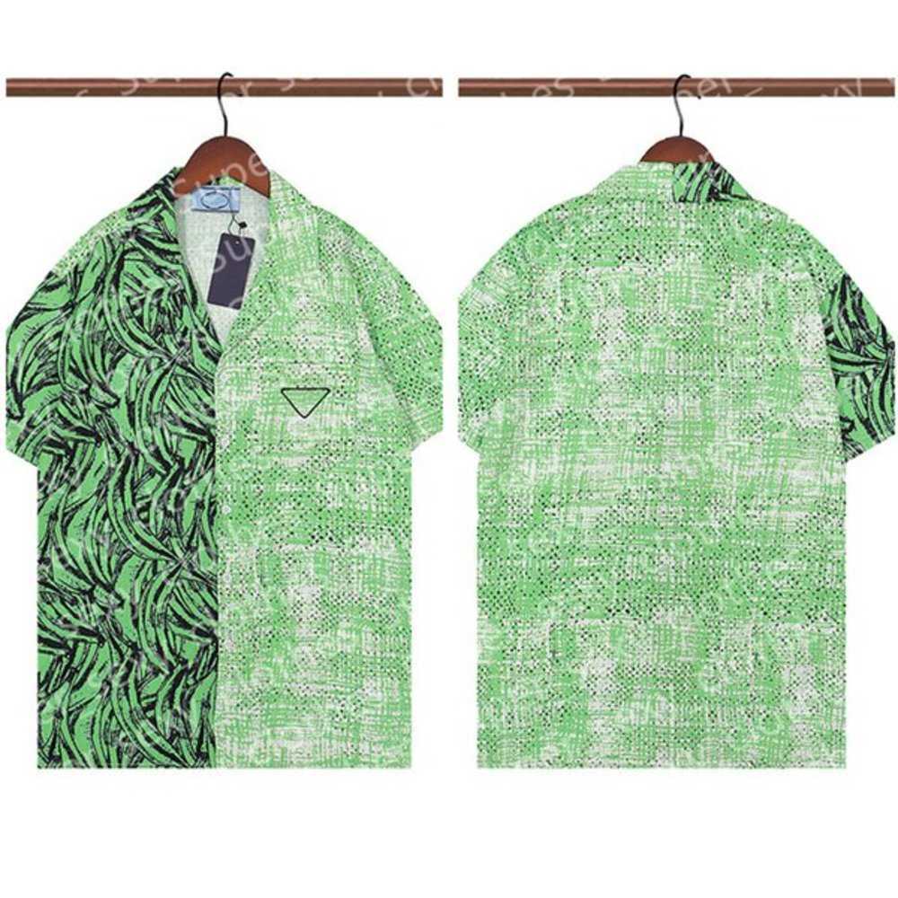 

Mens Luxury Designer Fashion Shirts Geometric Print Bowling Shirt Hawaii Floral Casual Men Slim Fit Short Sleeve Varietysmm8
