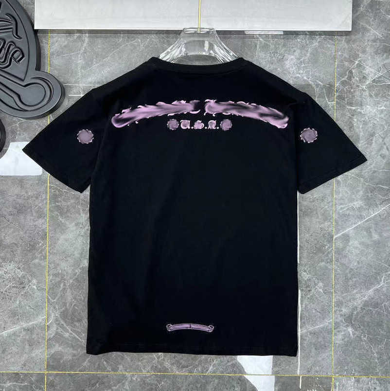 

Men' Luxury Classic Brand t Shirt Tops Tees Men Women Sanskrit Letter Sweatshirts Short Sleeve Horseshoe Designer Couple T-shirts Cross Unisex Tee Shirts Iut1