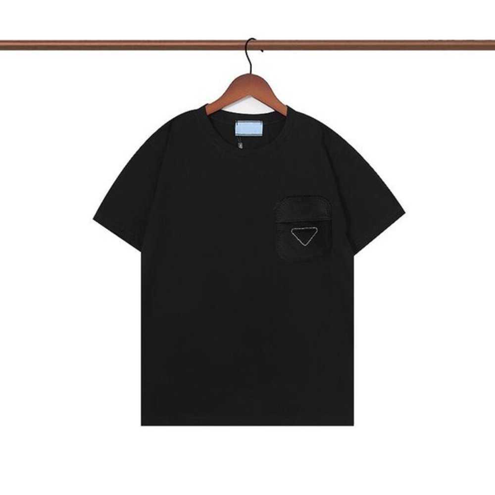 

Womens Summer Mens Luxury T-shirt Short Sleeves Fashion Tee Pure Cotton High Quality Shirts Leisure Classic Pattern Size S-xxlv7i6, No.2