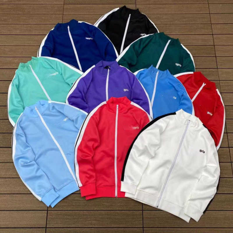 

Fashion mens jacket striped letter printing sportswear casual cardigan coat designer zipper jackets loose long-sleeved top 05874, No.19