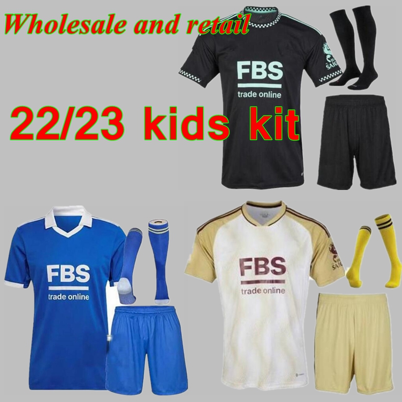 

22/23 Leicester Soccer Jerseys BARNES Tielemans VARDY MADDISON IHEANACHO AYOZE NDIDI DAKA LOOKMAN 2022 2023 City Home Vardy Football Uniforms Men Kdis Kit Shirt Top, 3rd kit