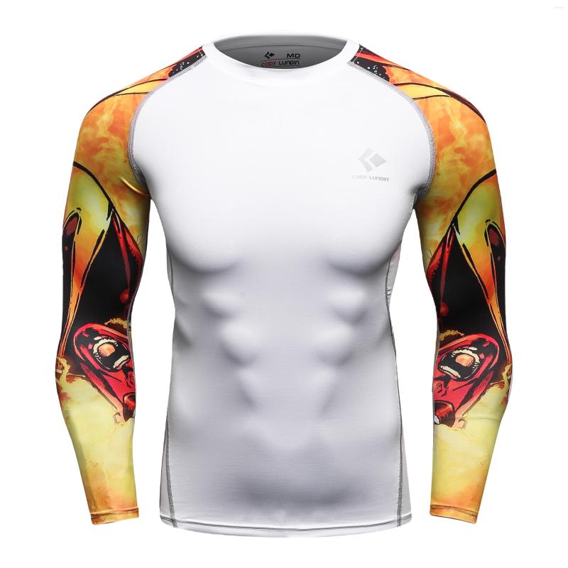 

Men's T Shirts Cody Lundin Guangzhou Wholesale Men Comppress MMA Rashguard Polyester High Elasticity BJJ Jiu Jitsu Trainning Tops, Hg006