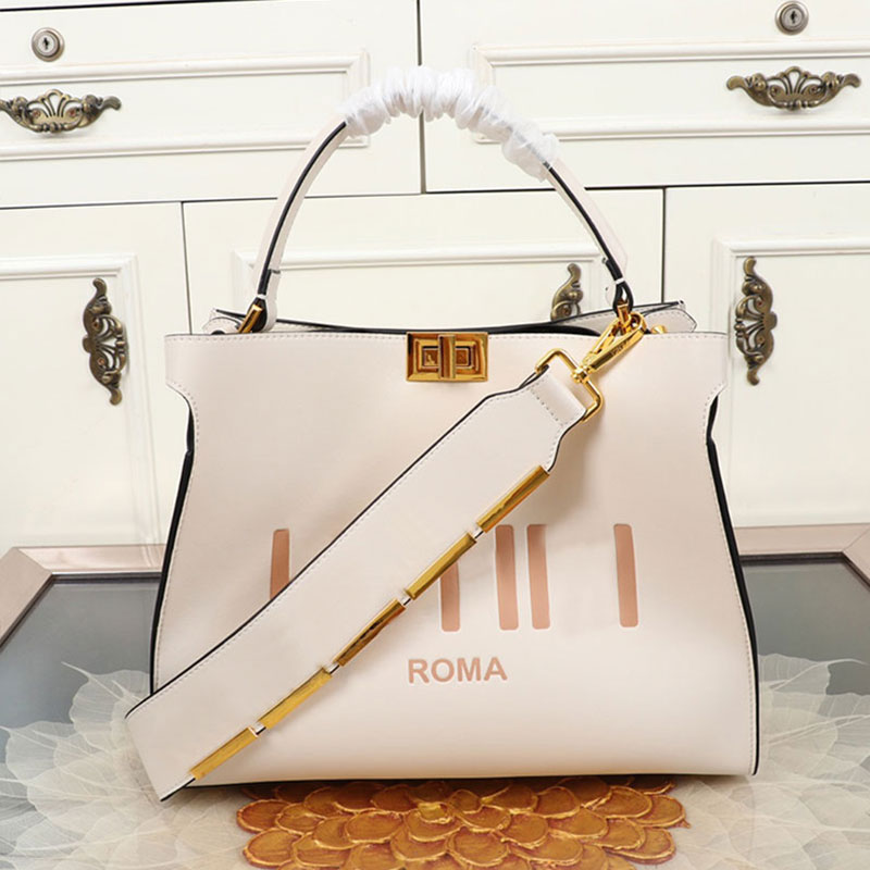 

33cm Tote Bag Designer Handbags Top Handle Crossbody Shoulder Shopping Bag Genuine Leather Totes Internal Interval Purse Twist Lock Removable Letters Wide Strap, Black