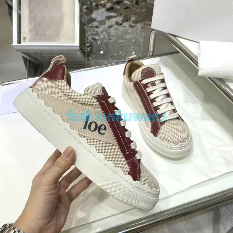 

designer Casual Shoes women flat trainers woman thick bottom skate shoe Black White Brown canvas shoes size Eur 35-40 sports sneakers skate, Blue+letter