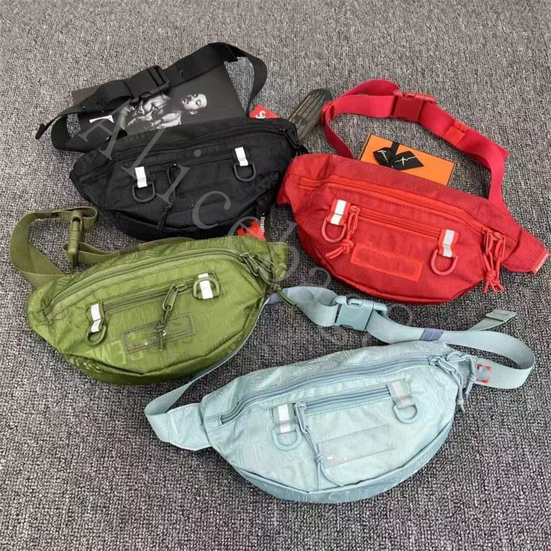 

Unisex Designer Cross Body Bags Chest Pack Multi Color Zipper Style Shoulder Bags Letter Print Brand Bags For Women and Men Sport Bags, Green