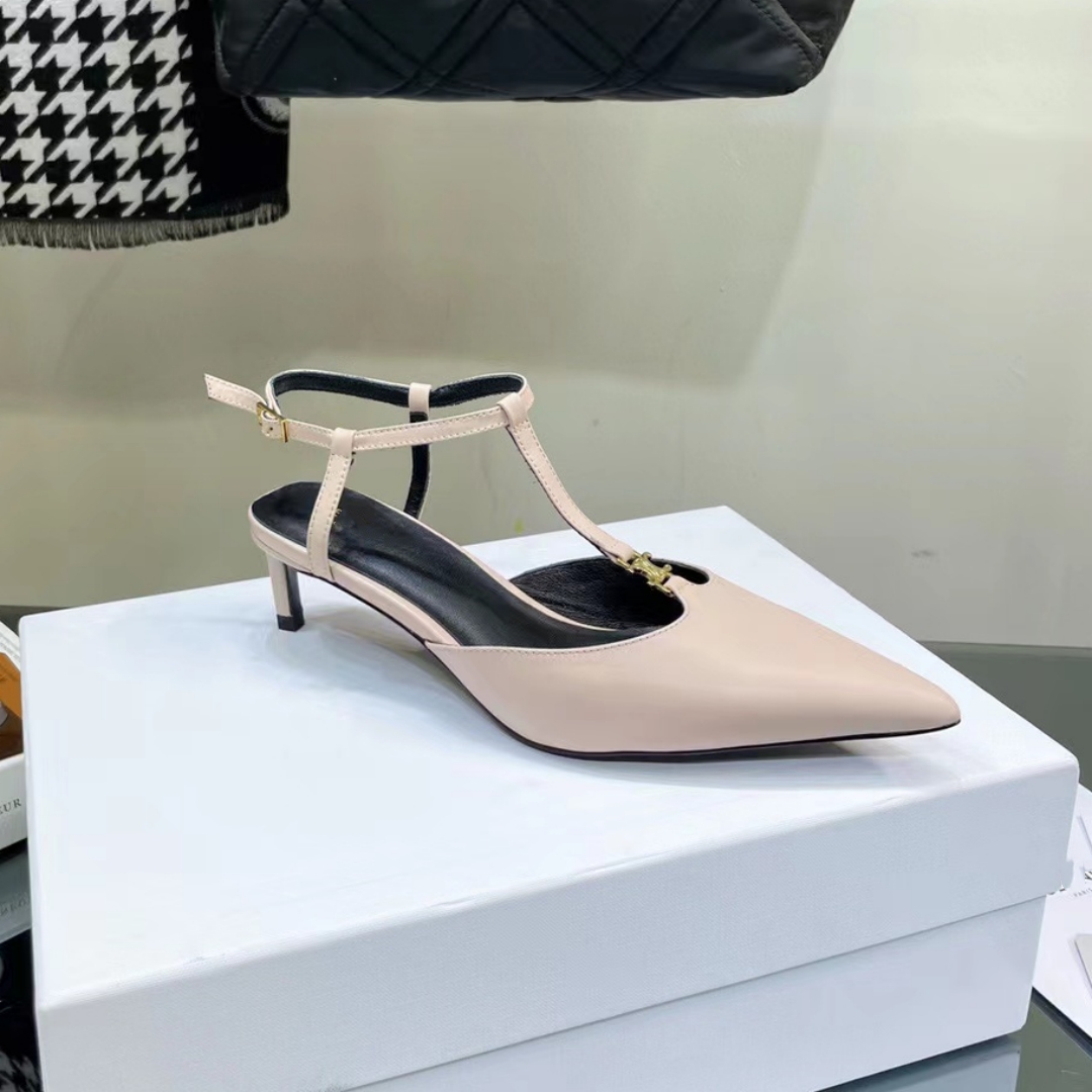 

Dress shoes stiletto sandals leather snakeskin wrapped toe tip 4.5CM luxury designer spring and summer party shoe our size 35-41 with box, Black