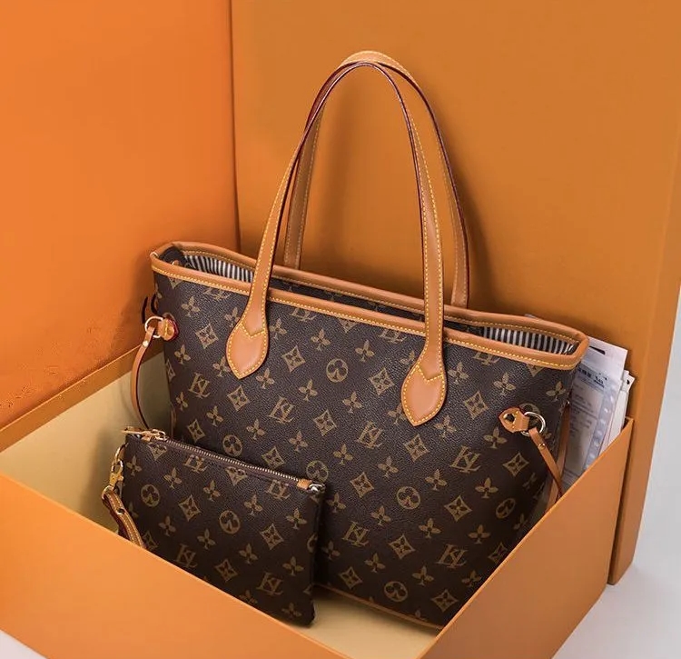 

Top Quality Designer Handbag bag Purses Classic Fashion Women messenger Shoulder Bags Lady Totes brown handbags 35cm With Shoulders Strap Dust Bag colors, White grid