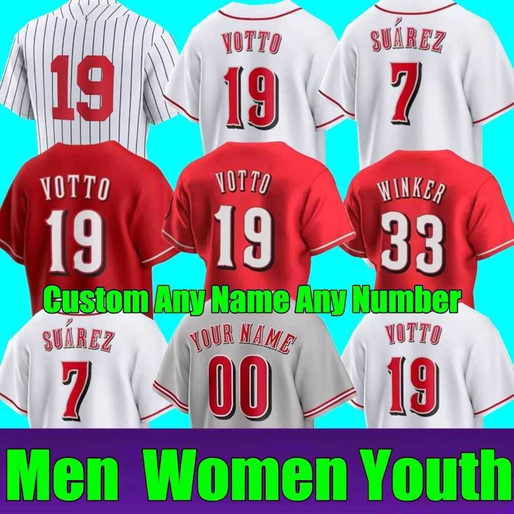 

30 Ken Griffey Jr. Baseball Jersey Pete Rose Joey Votto Reds Johnny Bench Barry Larkin Cincinnati Mike Hunter Greene Jonathan India Moustakas Lucas Sims Matt Reynolds, Youth