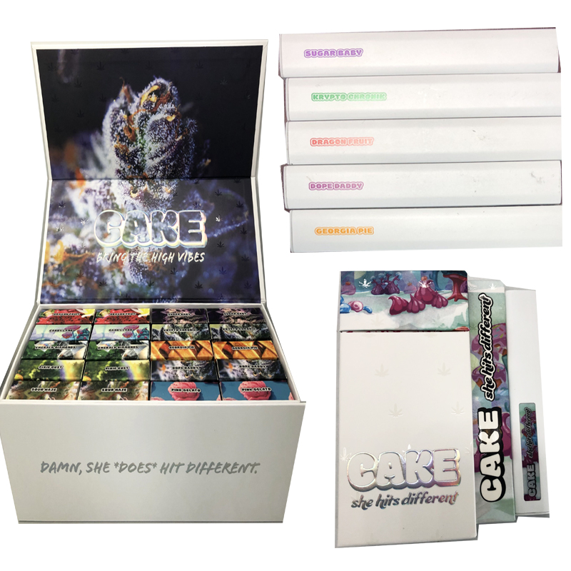 

USA STOCK CAKE Disposable Vape Pens Payment Link Rechargeable Battery Childproof Boxes Vapes Carts Pod Deivce Empty