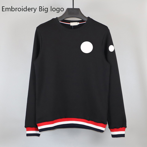 

Classic Chest Small men sweatshirt Colors Fashion Casual mens hoodie Brand Designer sweater Size M--XXL 4JK5, Embroidery big logo -black