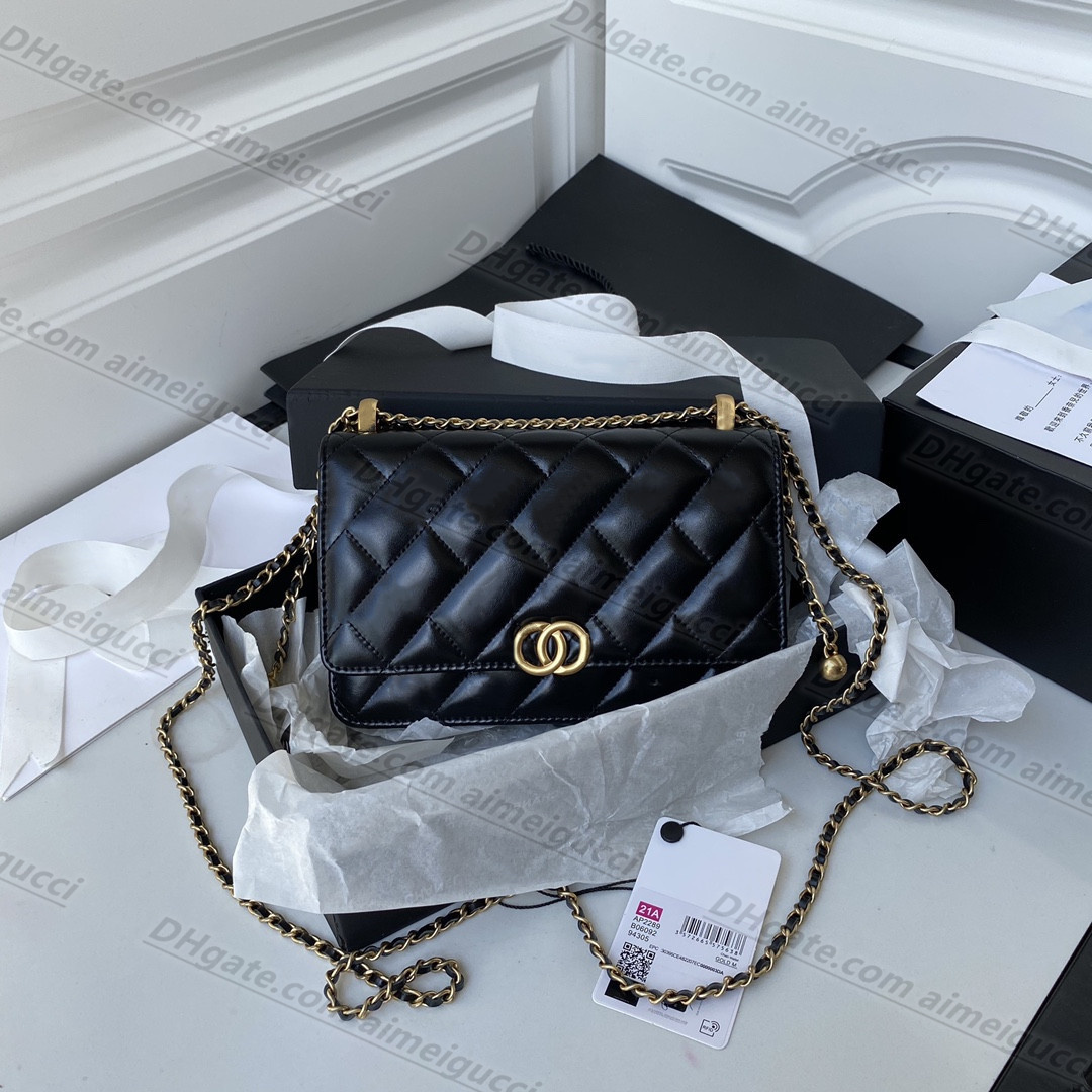 Top qualité marque sac bandoulière sac à main portefeuille à carreaux double lettre bouton solide coton motif en peau de mouton sac à main de lux