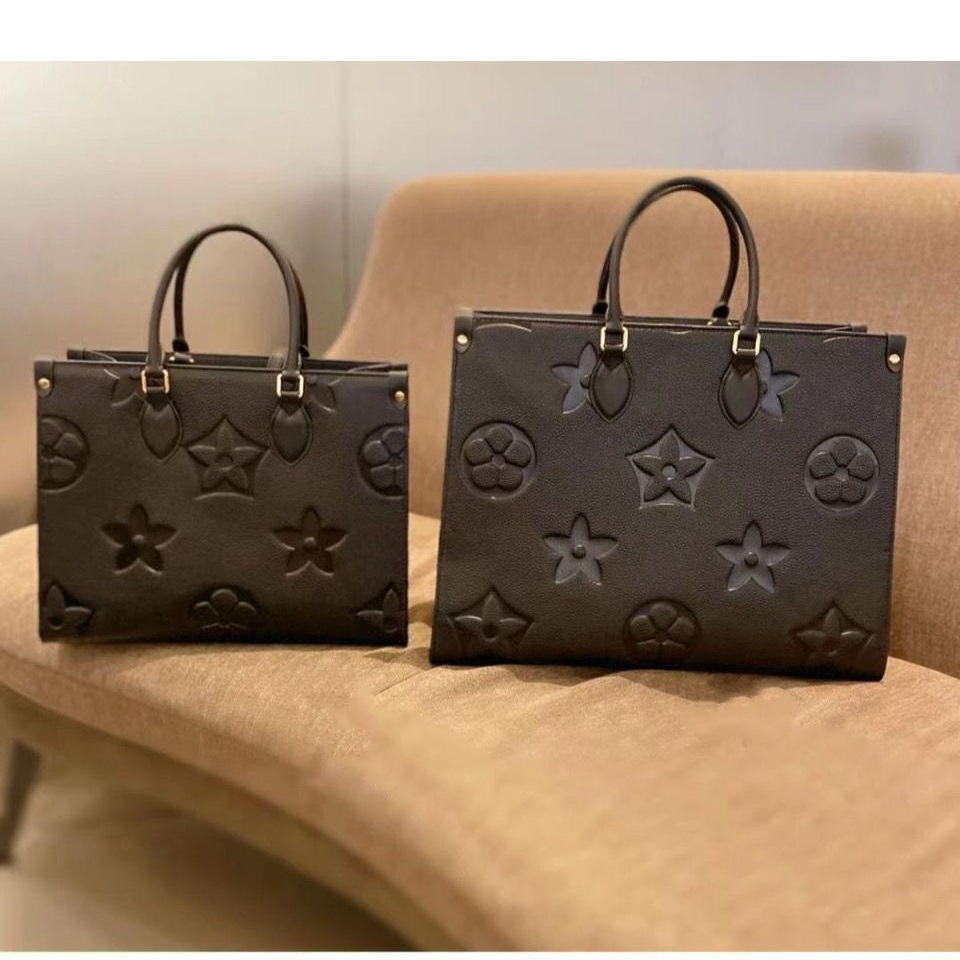 

ONTHEGO MM GM Totes Designers Shoulder bags Ladies Leather handbags Luxurys flowers wallet louise Purse vutton Crossbody viuton Shopping bag M45321, Coin purse