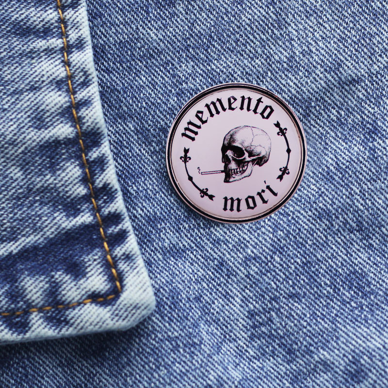 

Skull Viking Symbol brooch Cute Anime Movies Games Hard Enamel Pins Collect Metal Cartoon Brooch Backpack Hat Bag Collar Lapel Badges, As picture