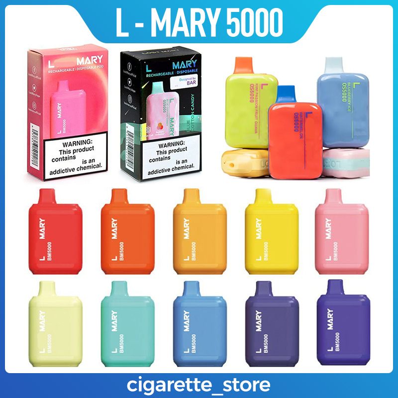 

Lost BM5000 OS5000 Disposable E cigarettes 5000 Puffs Vape Pen 14ml Prefilled Mesh Coil Cartridges Pod 650mAh Rechargeable Battery VS Mary vape bc5000