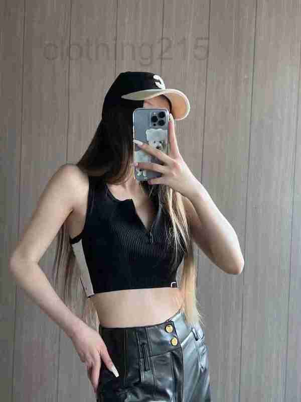 

Women' Tanks & Camis Designer Women Clothes Tank Top Womens T Shirt Black White Letter Summer Short Sleeve Ladies Clothing Size -L Tops Femme AGEX