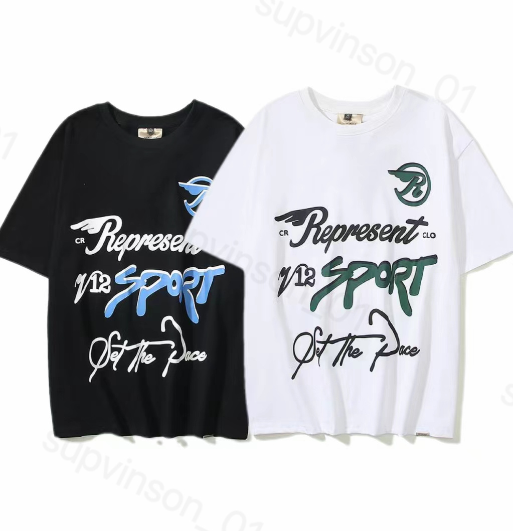 

T Shirts Represents Summer Mens Women Designers Tshirts Loose Tees Fashion Brands Tops Man S Casual Shirt Luxurys Clothing Street Clothes tees