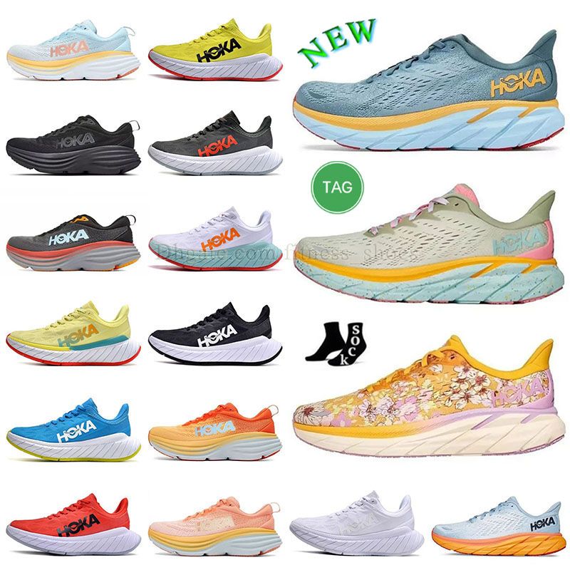 

Sneakers Hoka Luxury Platform Running Shoes Hokas One Clifton 8 Free People Golden Coast Floral Seaweed White Black Bondi 8s Grey Red Blue Coral X2 Yellow Walking, 08